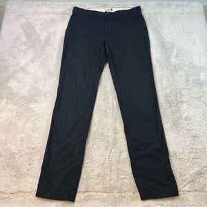 Club Monaco Slate Black Connor Modern Slim Fit Pants Mens 32x34 Cotton